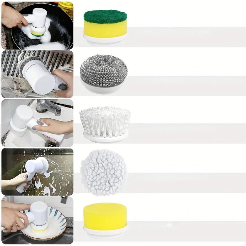 Portable Electric Spin Scrubber